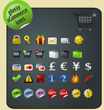 ecommerce icon set
