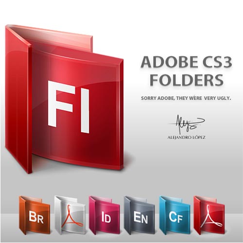 Adobe CS3 Folder Icons