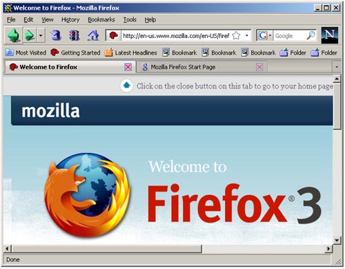 Firefox start page Themes & Skins