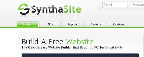 SynthaSite - Free Website & Hosting