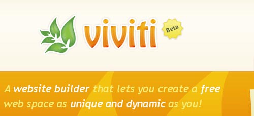 Viviti - build a website as unique and dynamic as you