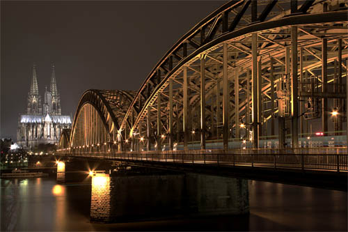 Hohenzollern Bridge and the Dome of Cologne