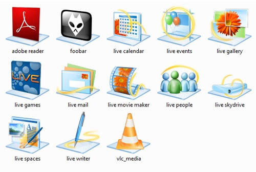 Windows 7 base icons