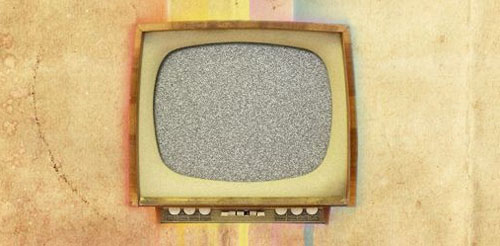 Create a Texture Based Vintage TV Poster in Photoshop