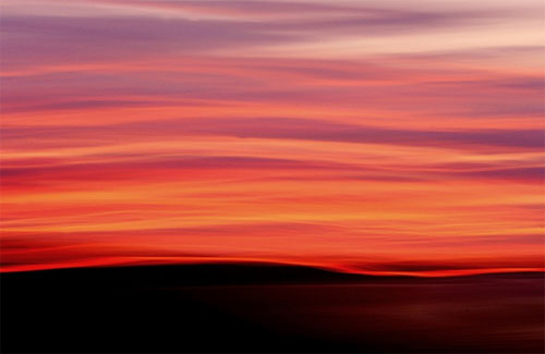 Painted sunset