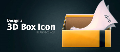 Design a 3D Box Icon in Photoshop
