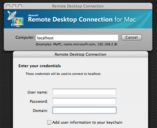 Remote Desktop Connection Client for Mac 2