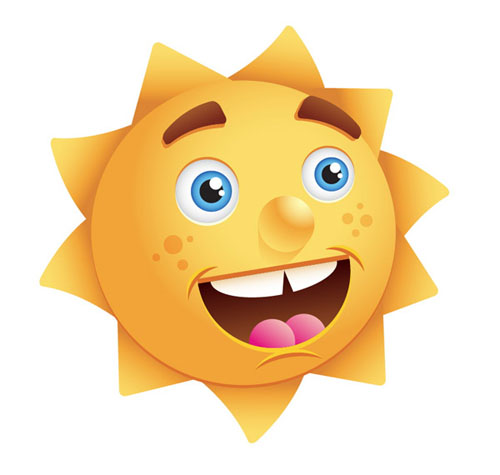 Create-a-Happy-Sun-Character