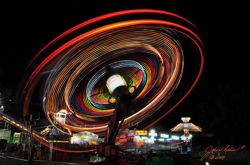 slow shutter speed photography lights