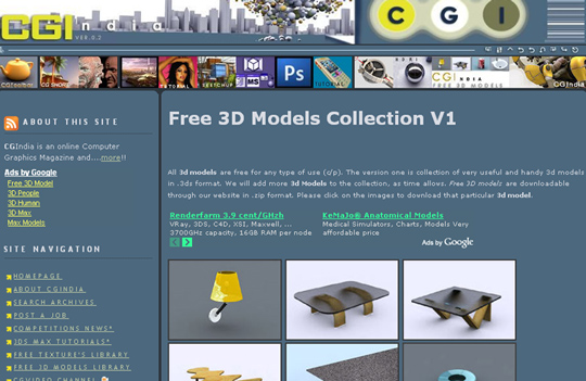 3D Model Websites