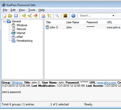 Maintain Your Passwords Online With KeePass 7