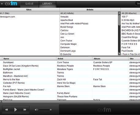 ExtentionFm Helps You Create A Playlist Of Your Mp3 Songs On Your Favorite Website 4