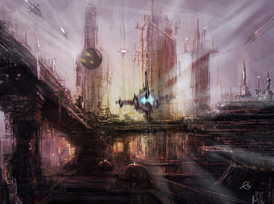 World Of Fantasy And Imagination Which Depict Future Cities (Dreamy Artworks) 25