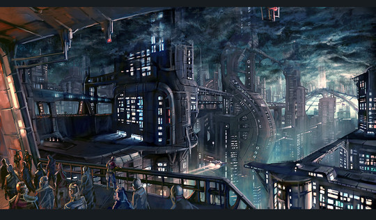 World Of Fantasy And Imagination Which Depict Future Cities (Dreamy Artworks) 27
