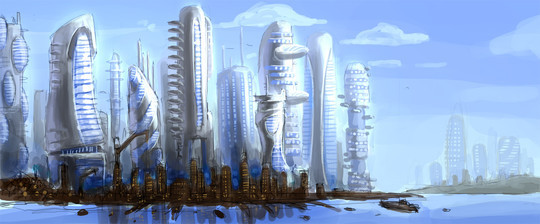 World Of Fantasy And Imagination Which Depict Future Cities (Dreamy Artworks) 28