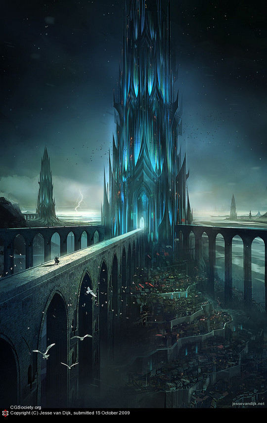 World Of Fantasy And Imagination Which Depict Future Cities (Dreamy Artworks) 5