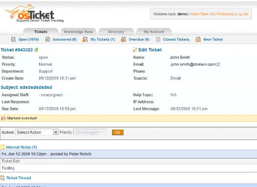Take Advantage Of osTicket, A Widely-used Open Source Support Ticket System 4