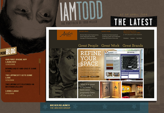 The Most Creative Examples Of Vintage And Retro Style Website (40 Designs) 39