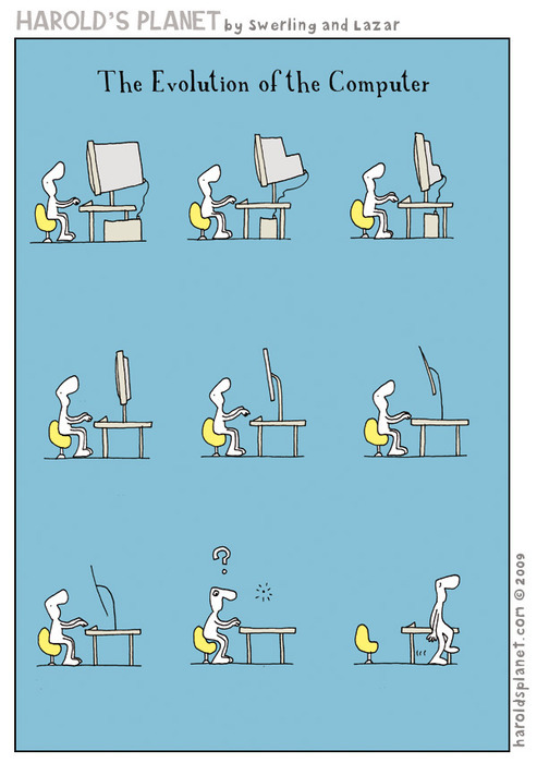 The Evolution Of The Computer (Cartoon) 2