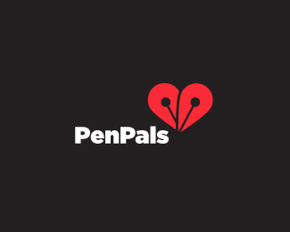32 Lovely Pieces Of Heart-Shaped Logos 27