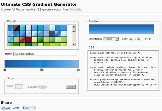 40 Excellent (Yet Free) CSS Tools And Generators For Developers 7