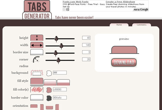 40 Excellent (Yet Free) CSS Tools And Generators For Developers 24
