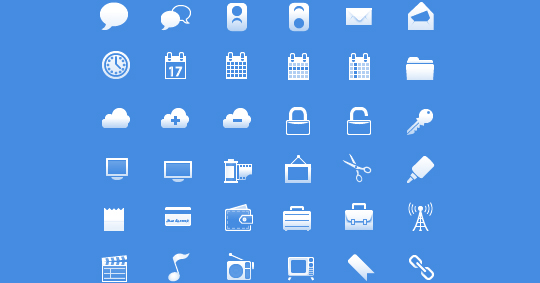50 High Quality And Free To Use Minimalist Icon Sets 1