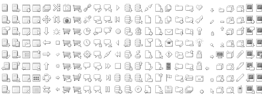 50 High Quality And Free To Use Minimalist Icon Sets 32