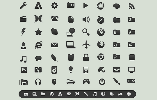 50 High Quality And Free To Use Minimalist Icon Sets 34