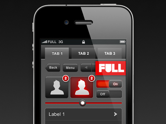 60 Extremely Beautiful Mobile Phones GUI PSD Packs 52