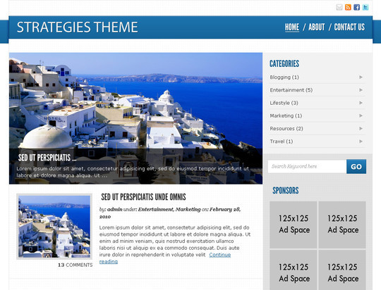 50 Fresh and Free WordPress 3 Series Compatible Themes 23