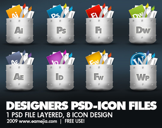 50 High Quality Free PSD Icon Sets You Probably Never Want To Miss 9