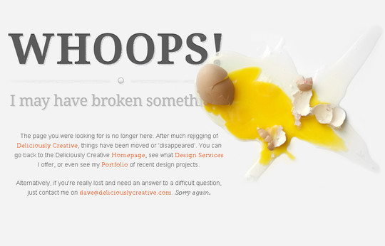 50 Creatively Designed (Unusual and Entertaining) 404 Error Pages Worth Checking Out 32