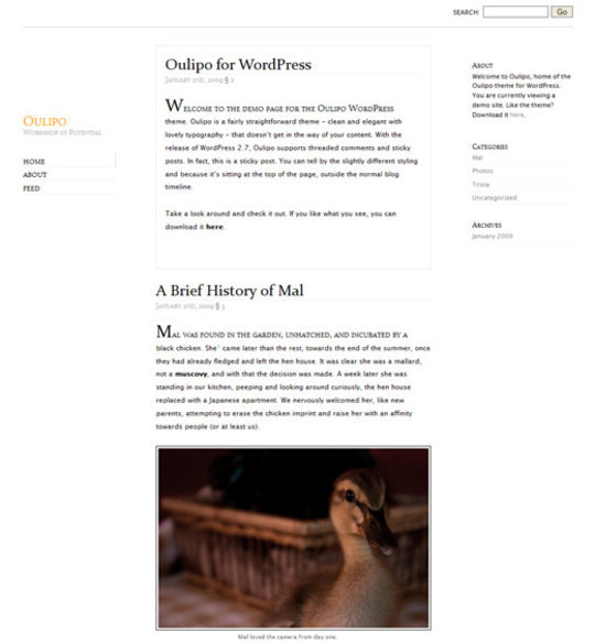 50 Minimalist And Stylish Free Wordpress Themes 11