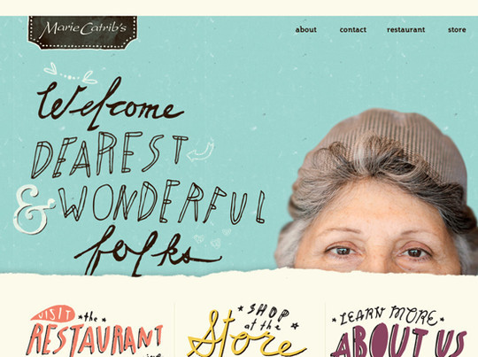 50 Hand Drawn Website Designs For Your Inspiration 14