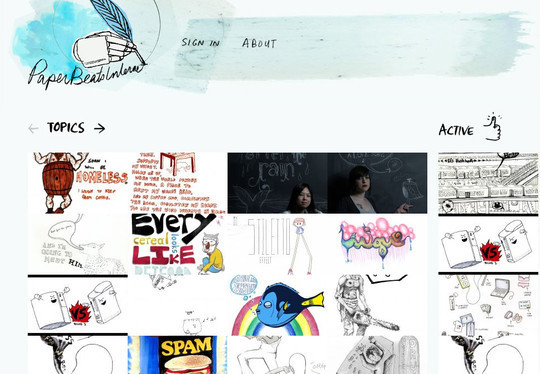 50 Hand Drawn Website Designs For Your Inspiration 41