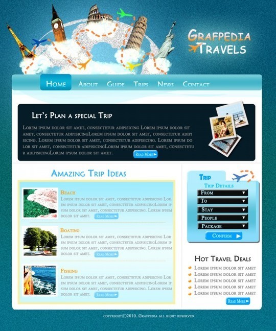 Best Of 2011: 45 Photoshop Web Design Layout Tutorials 40