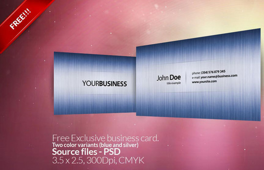 50 Free Photoshop Business Card Templates 13