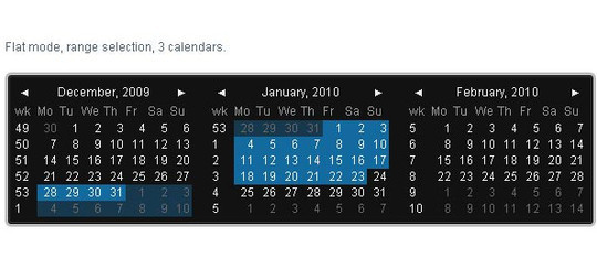 15 jQuery Calendar Date Picker Plugins 12