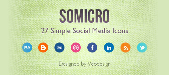 Vibrant Collection Of Fresh And Free Social Media Icon Sets 29