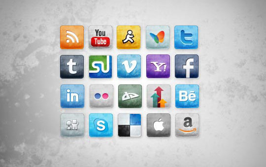 Vibrant Collection Of Fresh And Free Social Media Icon Sets 31
