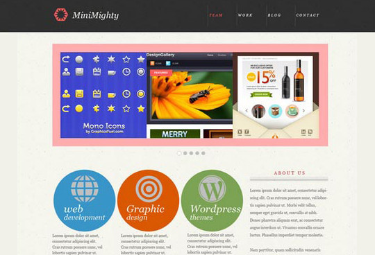 40+ High Quality And Free Web Templates In PSD 17