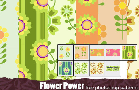17 Beautiful Free Floral Pattern Sets 14