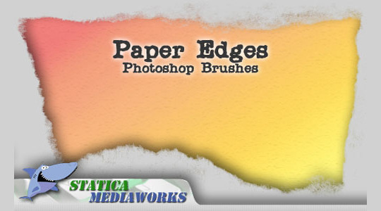 18 Free And Creative Paper Photoshop Brushes 5