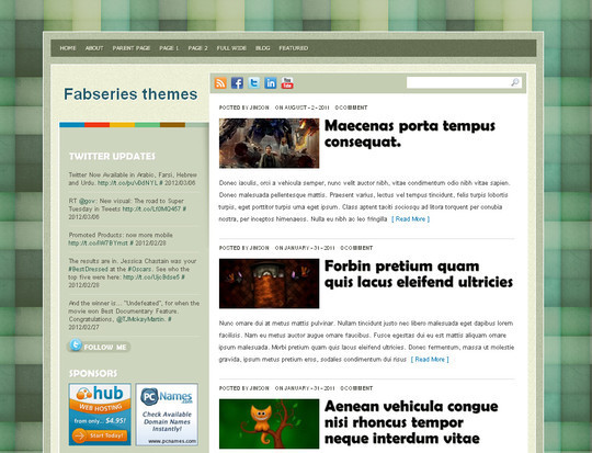 40+ Fresh And Free Wordpress Themes 33