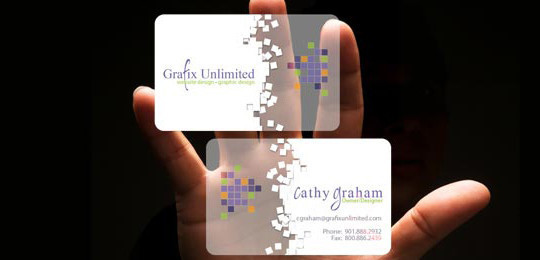 40 Creative Examples Of Transparent Business Cards 21