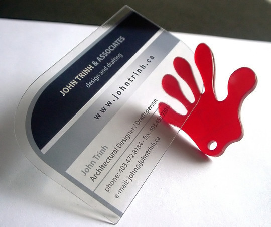 40 Creative Examples Of Transparent Business Cards 3