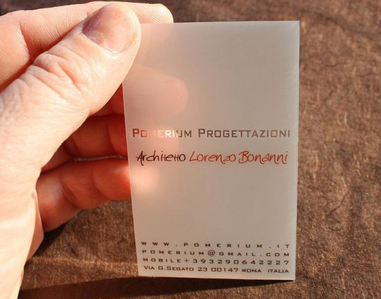 40 Creative Examples Of Transparent Business Cards 34