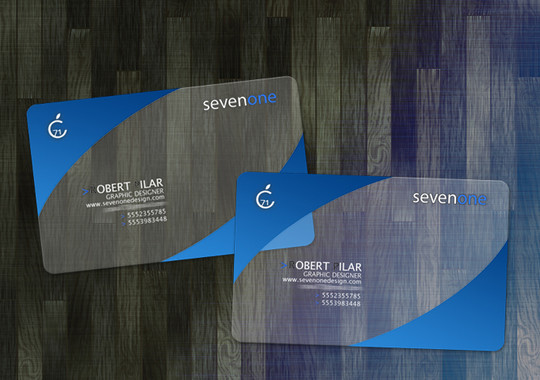 40 Creative Examples Of Transparent Business Cards 37