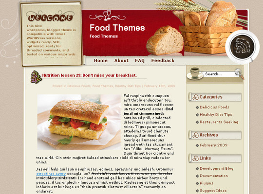 Ultimate Collection Of Free Wordpress Themes For Food And Recipe Blogs 15